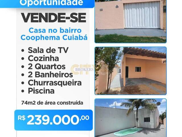 #1187 - Casa para Venda em Cuiabá - MT