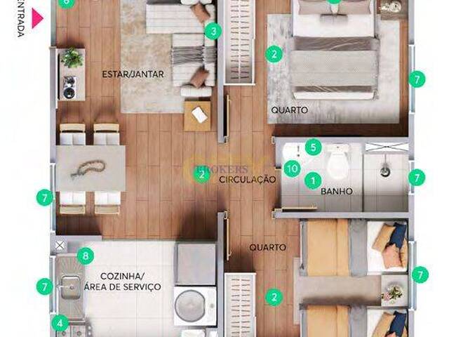 Apartamento para Venda em Várzea Grande - 5