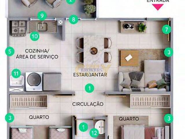 Apartamento para Venda em Várzea Grande - 4
