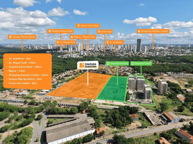 #1840 - Apartamento para Venda em Cuiabá - MT - 2