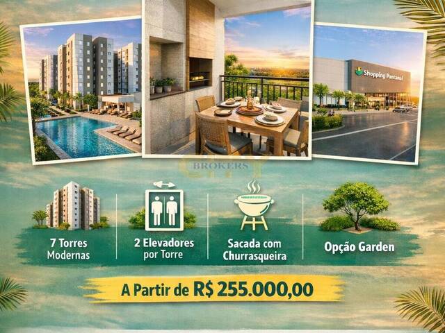 #1830 - Apartamento para Lançamento em Cuiabá - MT - 1