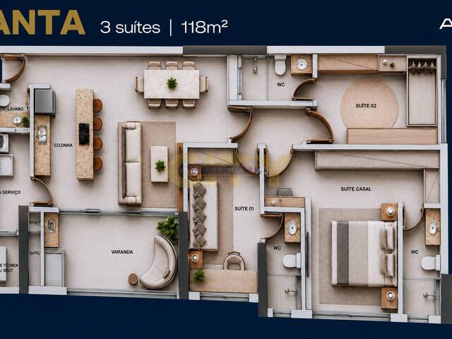 Apartamento para Venda em Cuiabá - 5