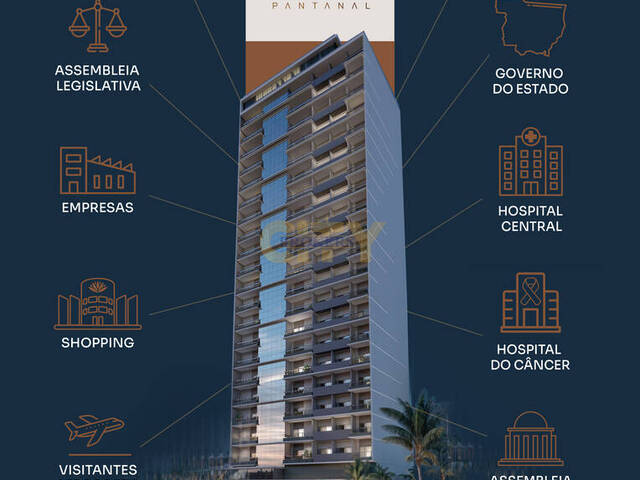 Flat para Venda em Cuiabá - 3